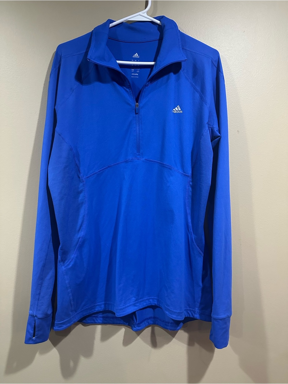 adidas Women’s Royal Blue Half-Zip Performance Pullover